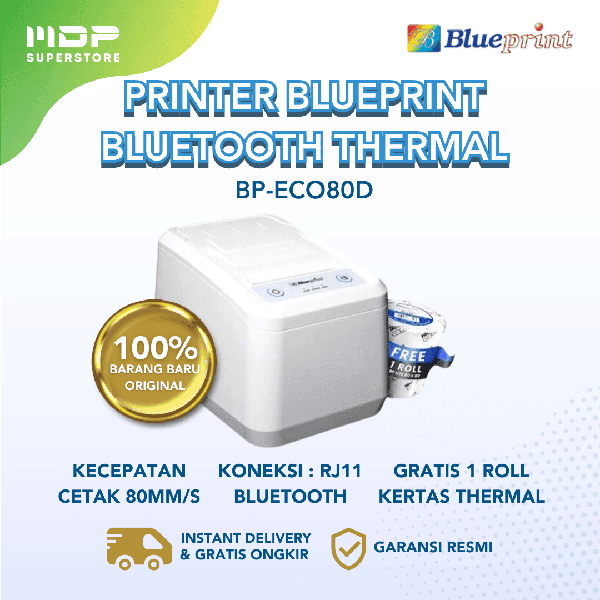 PRINTER BLUEPRINT BLUETOOTH THERMAL BP-ECO80D