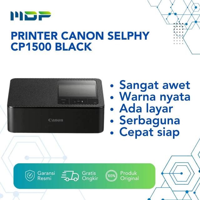 PRINTER CANON SELPHY CP1500 BLACK
