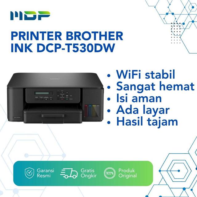 PRINTER BROTHER INK DCP-T530DW : PRINT, SCAN, COPY, WIFI
