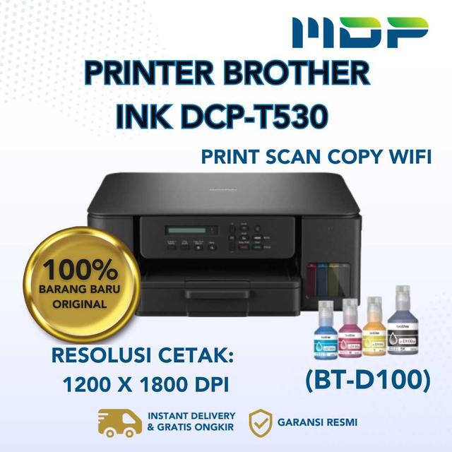 PRINTER BROTHER INK DCP-T530DW : PRINT, SCAN, COPY, WIFI