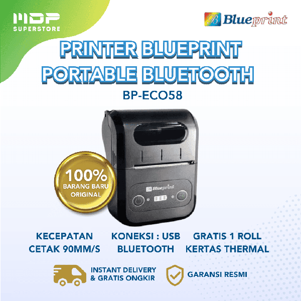 PRINTER BLUEPRINT PORTABLE BLUETOOTH  BP-ECO58