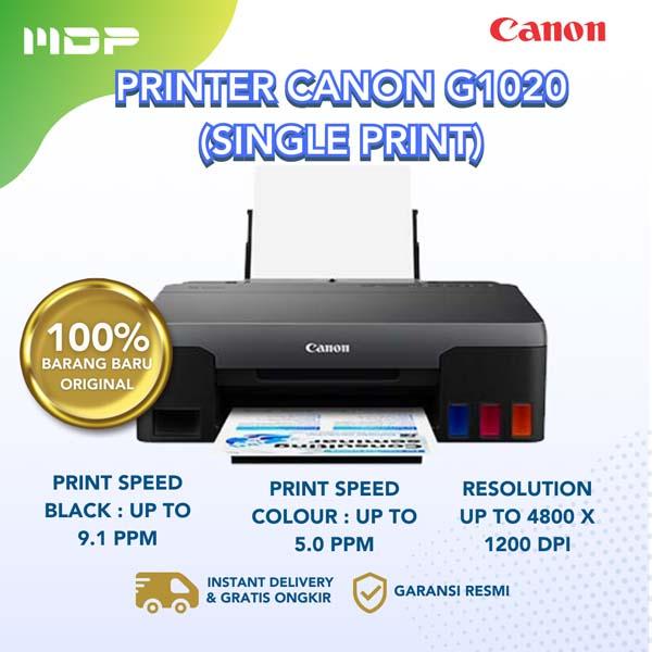 PRINTER CANON PIXMA INK EFFICIENT G1020 (SINGLE PRINT,TINTA 71 BLK/C/M/Y)