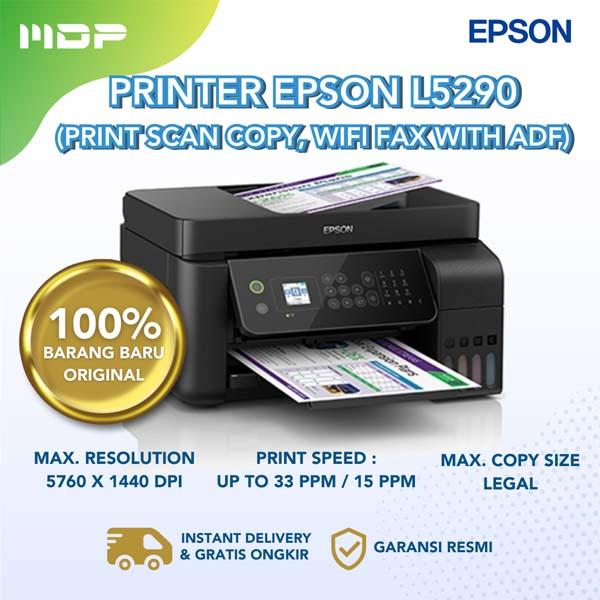 PRINTER EPSON L5290 : PRINT SCAN COPY WIFI FAX WITH ADF (F4)