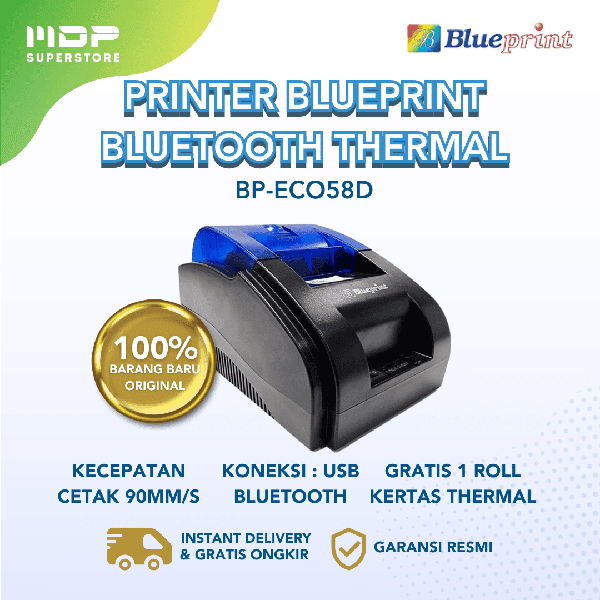 PRINTER BLUEPRINT BLUETOOTH THERMAL BP-ECO58D