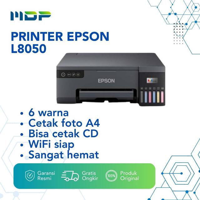 PRINTER EPSON L8050 : PRINTER FOTO UP TO A4 
