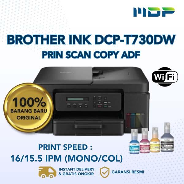 PRINTER BROTHER INK DCP-T730DW : PRINT, SCAN, COPY, ADF, WIFI