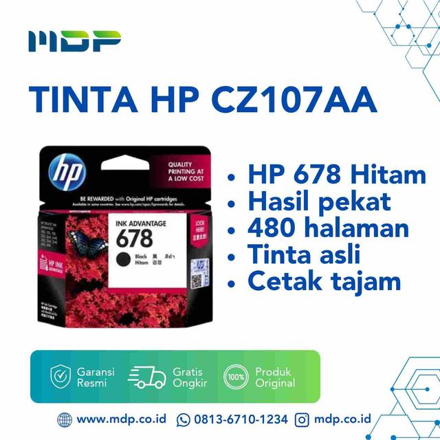 TINTA HP CZ107AA (678 BLACK)