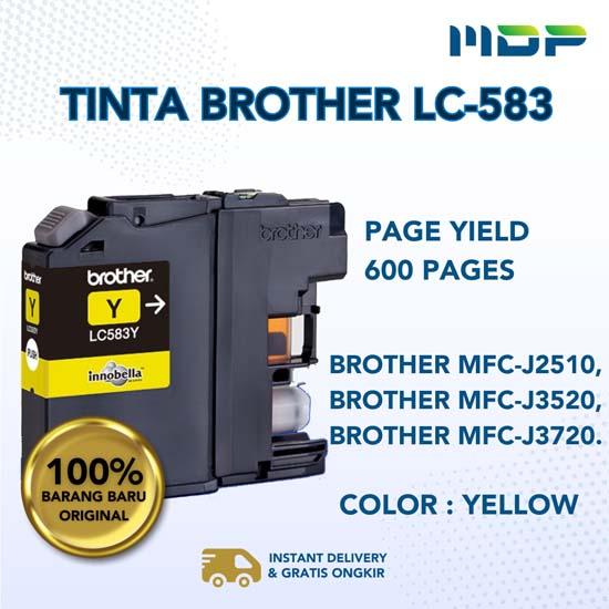 TINTA BROTHER LC-583 YELLOW