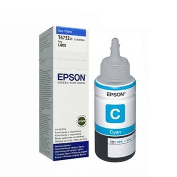 TINTA EPSON STYLUS T6732 (L800) CYAN 