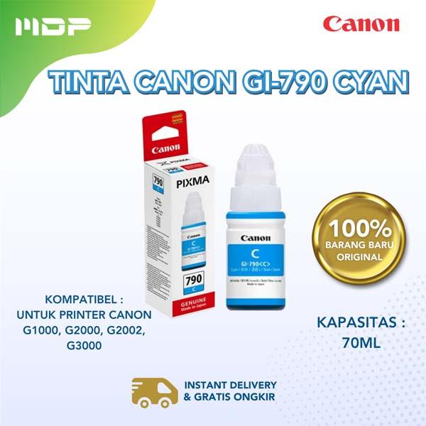 TINTA CANON GI-790 CYAN  (G1000/G1010/G2000/G2002/G2010/G3000/G3010/G4000/G4010)