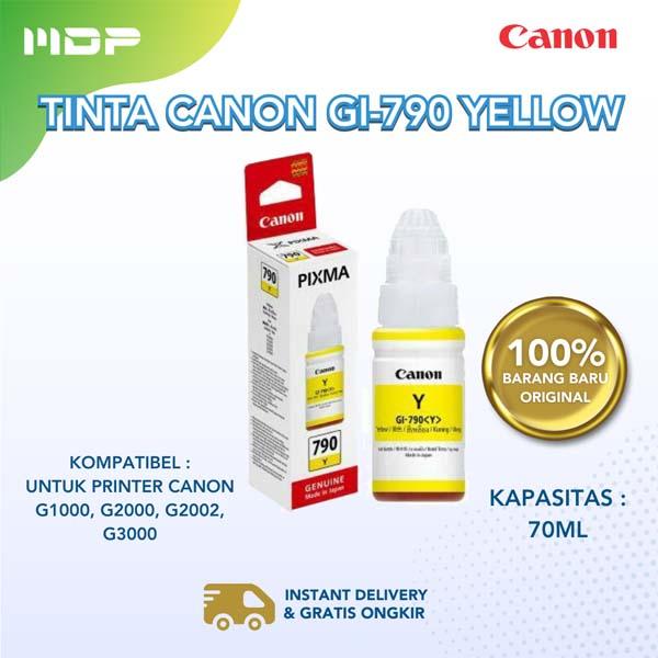 TINTA CANON GI-790 YELLOW  (G1000/G1010/G2000/G2002/G2010/G3000/G3010/G4000/G4010)