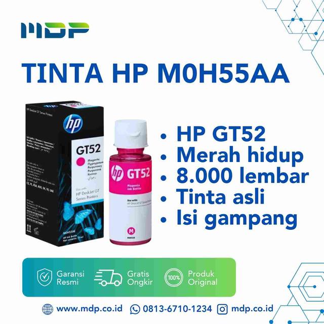 TINTA HP M0H55AA (GT52) MAGENTA INK BOTTLE