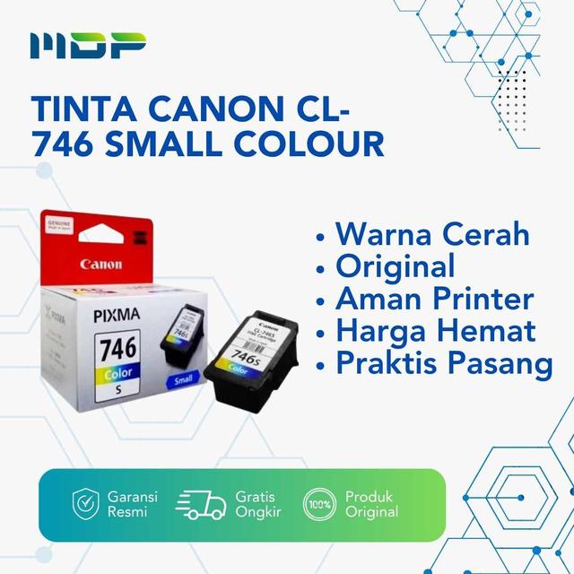 TINTA CANON CL-746 SMALL COLOUR (IP2870/IP2870S/IP2872/MG2470/MG2570/MG2970/MG3070/MG3077/MX497/TR4570/TS207/TS307/TS3170/TS3177S/TS370)