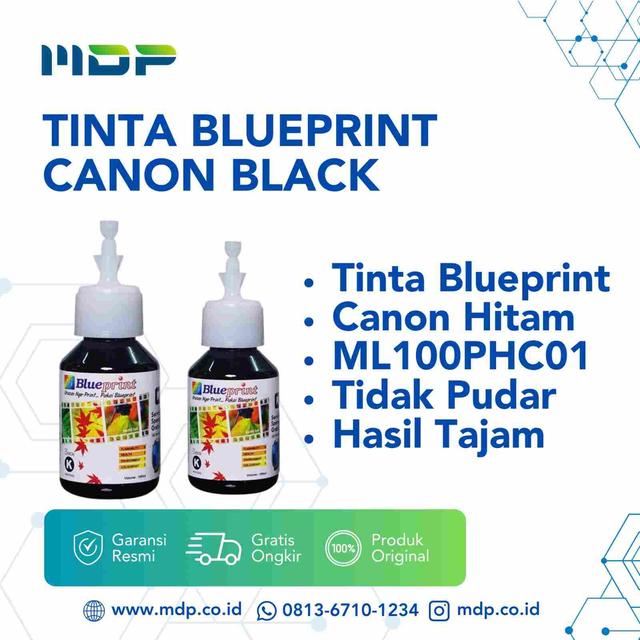 TINTA BLUEPRINT CANON BLACK 100ML (PH)(ML100PHC01)/BP100CK790