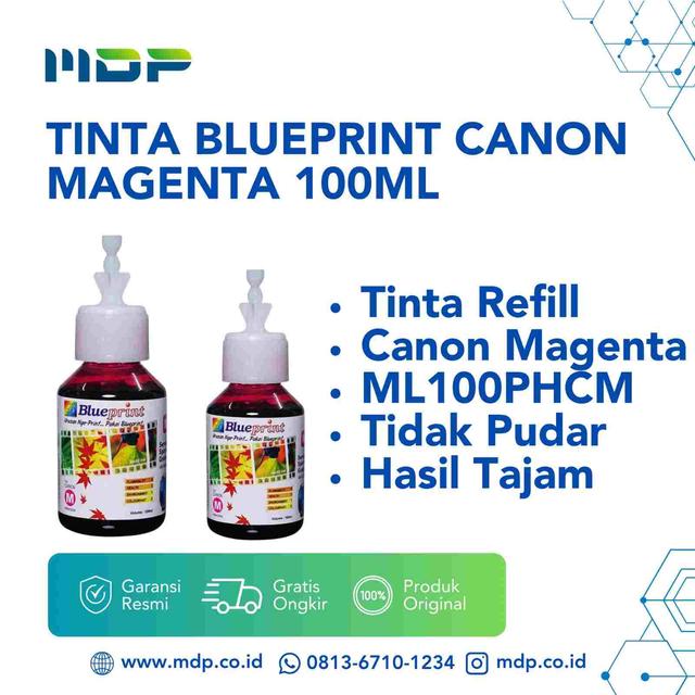 TINTA BLUEPRINT CANON MAGENTA 100ML (PH)(ML100PHCM)/BP100CM790