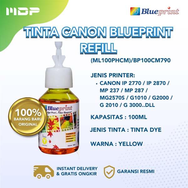 TINTA BLUEPRINT CANON YELLOW 100ML (PH)(ML100PHCY)/BP100CY790