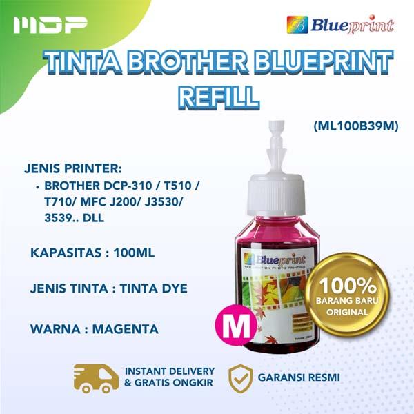 TINTA BLUEPRINT BROTHER MAGENTA 100ML(ML100B39M)