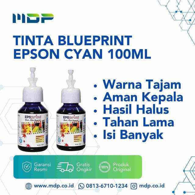 TINTA BLUEPRINT EPSON CYAN 100ML (PH)(ML100PHEC/BP100EC642)