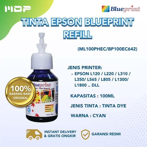 TINTA BLUEPRINT EPSON CYAN 100ML (PH)(ML100PHEC/BP100EC642)