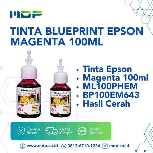 TINTA BLUEPRINT EPSON MAGENTA 100ML (PH)(ML100PHEM/BP100EM643)