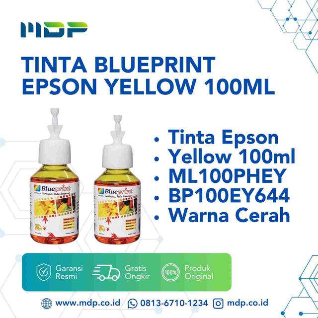 TINTA BLUEPRINT EPSON YELLOW 100ML (PH)(ML100PHEY/BP100EY644)