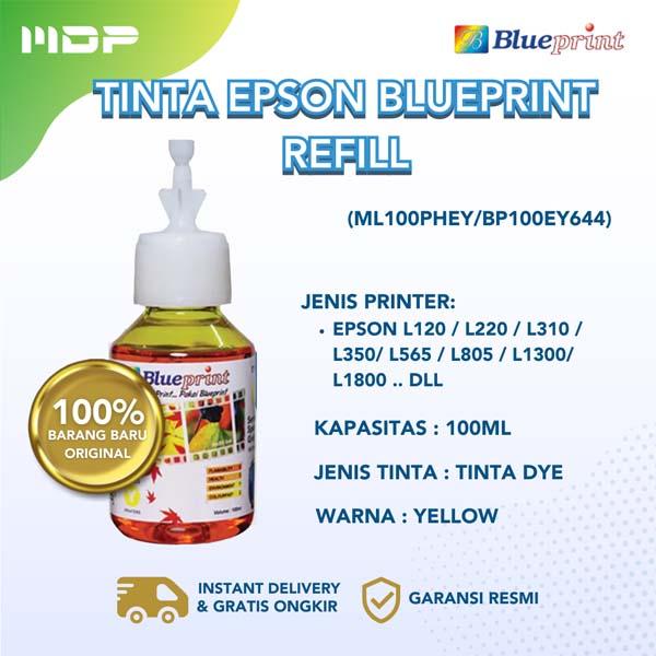 TINTA BLUEPRINT EPSON YELLOW 100ML (PH)(ML100PHEY/BP100EY644)