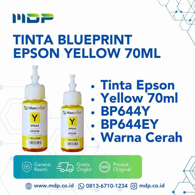 TINTA BLUEPRINT EPSON YELLOW 70ML (L110) BP644Y/BP644EY