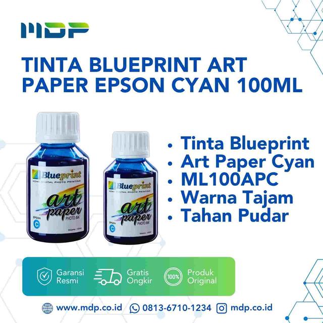TINTA BLUEPRINT ART PAPER EPSON CYAN 100ML(ML100APC)