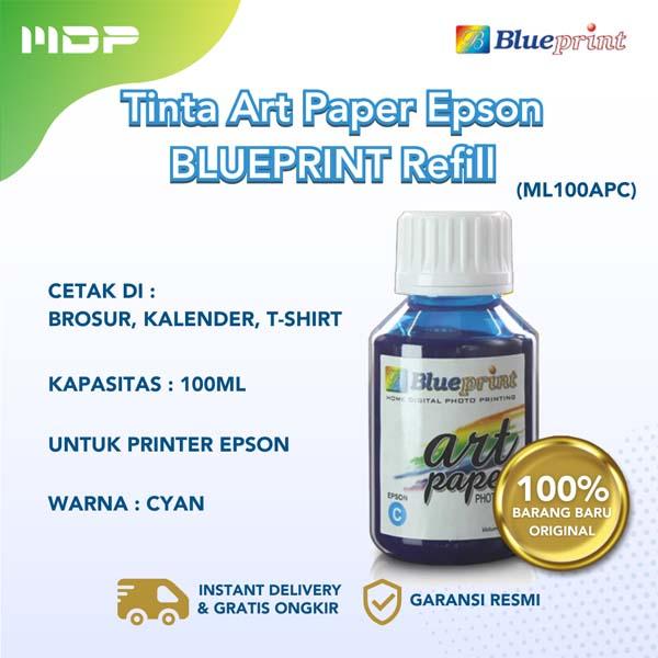 TINTA BLUEPRINT ART PAPER EPSON CYAN 100ML(ML100APC)