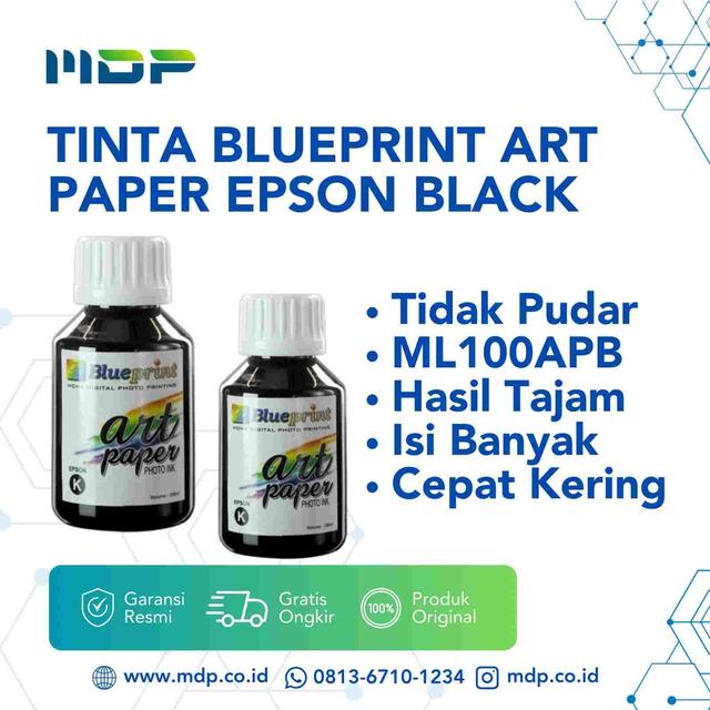 TINTA BLUEPRINT ART PAPER EPSON BLACK 100ML(ML100APB)