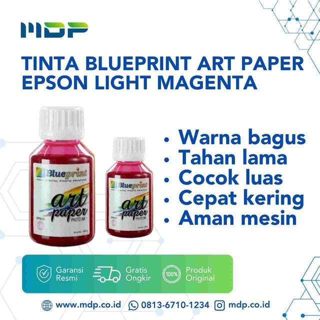 TINTA BLUEPRINT ART PAPER EPSON LIGHT MAGENTA 100ML(ML100APLM)