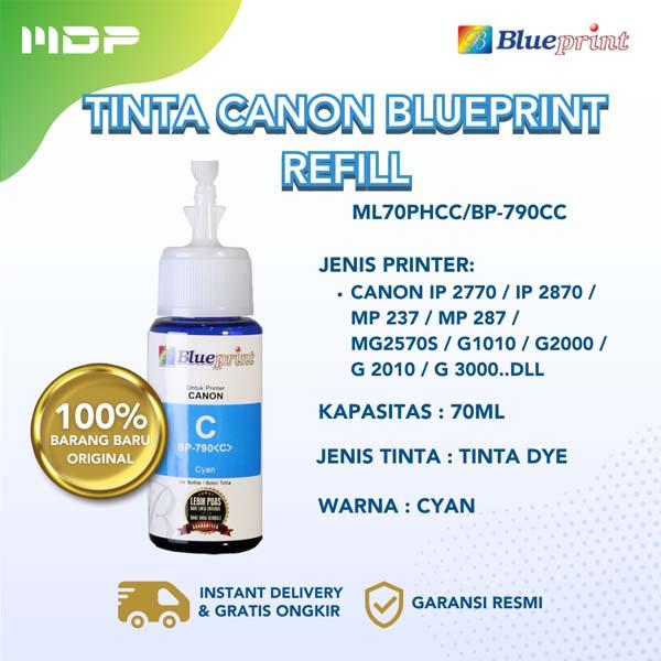 TINTA BLUEPRINT CANON CYAN 70ML(PH))ML70PHCC/BP-790CC