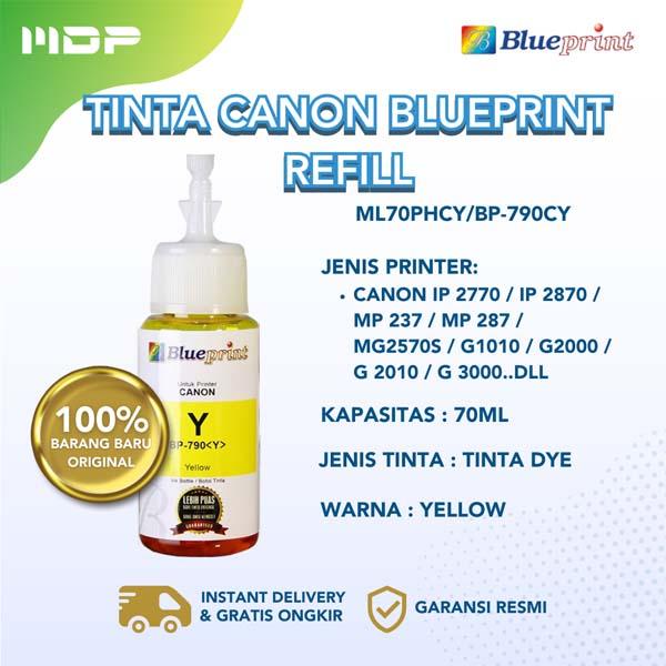 TINTA BLUEPRINT CANON YELLOW 70ML(PH))ML70PHCY/BP-790CY