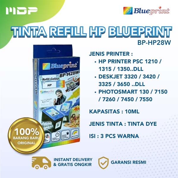 TINTA BLUEPRINT REFILL COLOUR HP BP-HP28W (BP-HP28W)