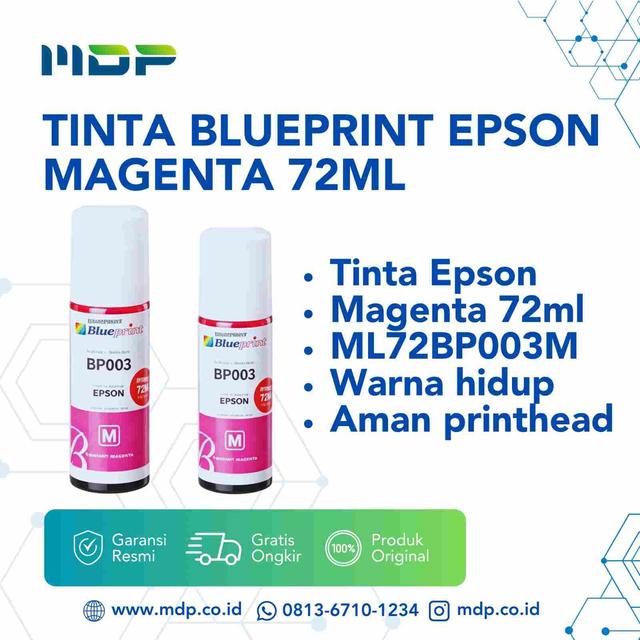 TINTA BLUEPRINT EPSON MAGENTA 72ML (003) ML72BP003M