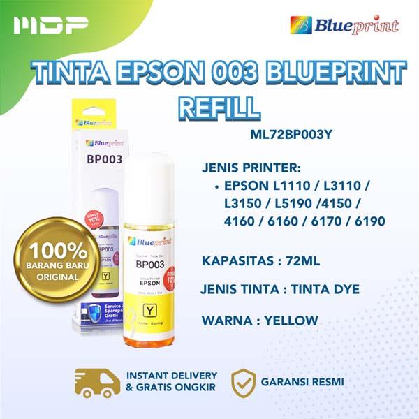 TINTA BLUEPRINT EPSON YELLOW 72ML (003) ML72BP003Y