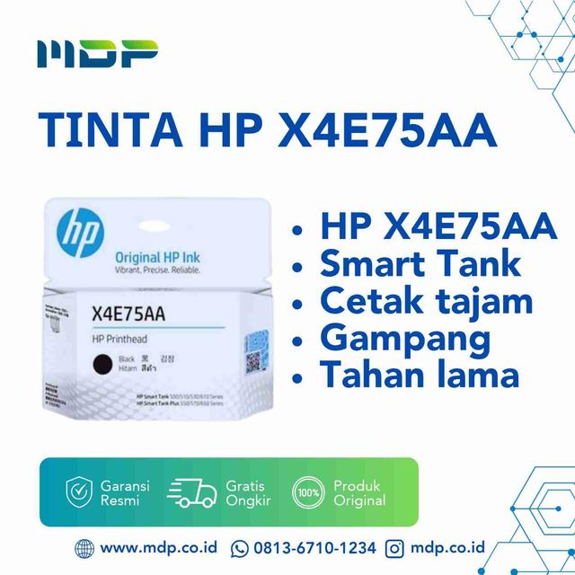 TINTA HP X4E75AA HP BLACK PRINT HEAD SMART TANK 