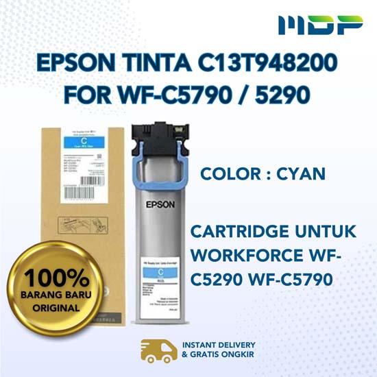 TINTA EPSON C13T948200 CYAN STD WF-C5790/5290 (T9482)