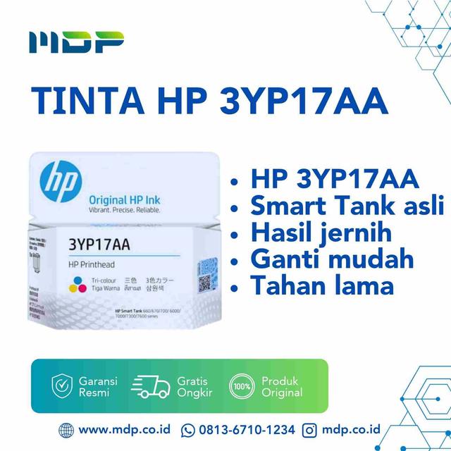 TINTA HP 3YP17AA PRINT HEAD HP SMART TANK 670,720,750