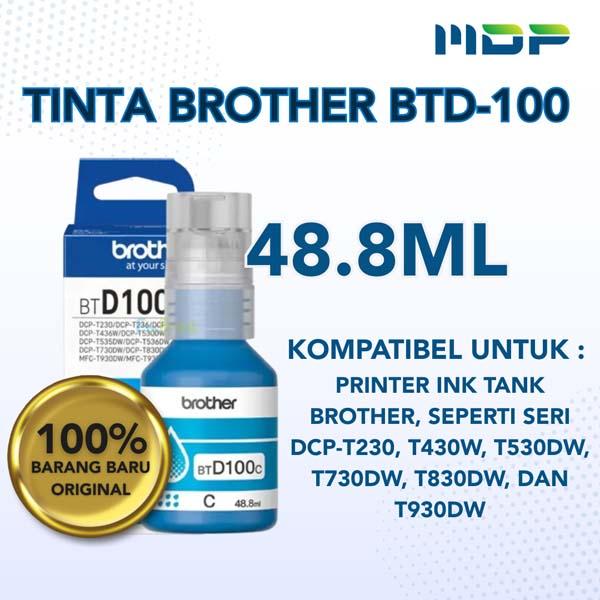 TINTA BROTHER BTD-100 CYAN