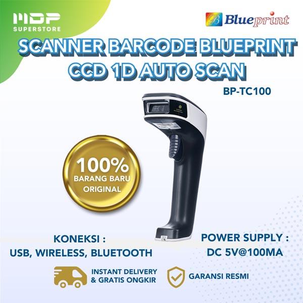 SCANNER BLUEPRINT INFRARED BLUETOOTH CCD 1D TC100