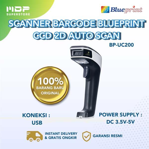 SCANNER BLUEPRINT INFRARED USB CMOS 2D UC200