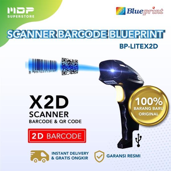 SCANNER BLUEPRINT SCANNER BARCODE & QR CODE X2D LITE (BP-LITEX2D)