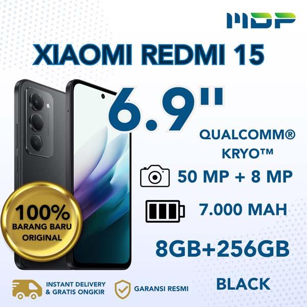 SMARTPHONE XIAOMI REDMI 15 (8/256GB) BLACK