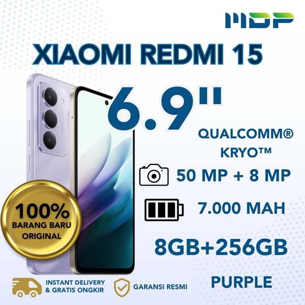 SMARTPHONE XIAOMI REDMI 15 (8/256GB) PURPLE