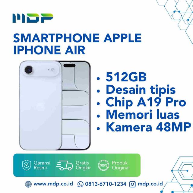 SMARTPHONE APPLE IPHONE AIR 512GB CLOUD WHITE (G103)(MG2T4SA/A)(195950623604)
