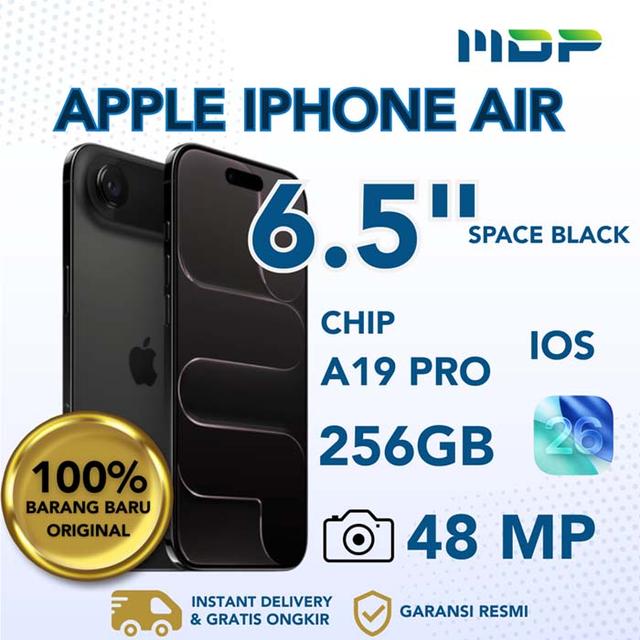 SMARTPHONE APPLE IPHONE AIR 256GB SPACE BLACK (GDN)(MG2L4SA/A)(195950622607)
