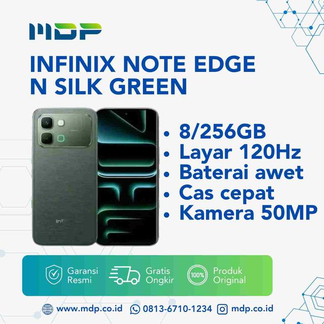SMARTPHONE INFINIX NOTE EDGE 8/256 N SILK GREEN