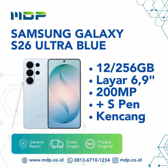 SMARTPHONE SAMSUNG GALAXY S26 ULTRA 12/256GB BLUE
