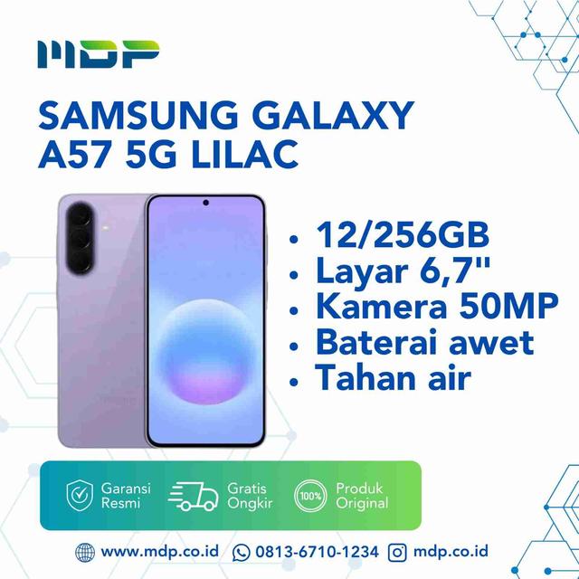 SMARTPHONE SAMSUNG GALAXY A57 5G 12/256GB LILAC
